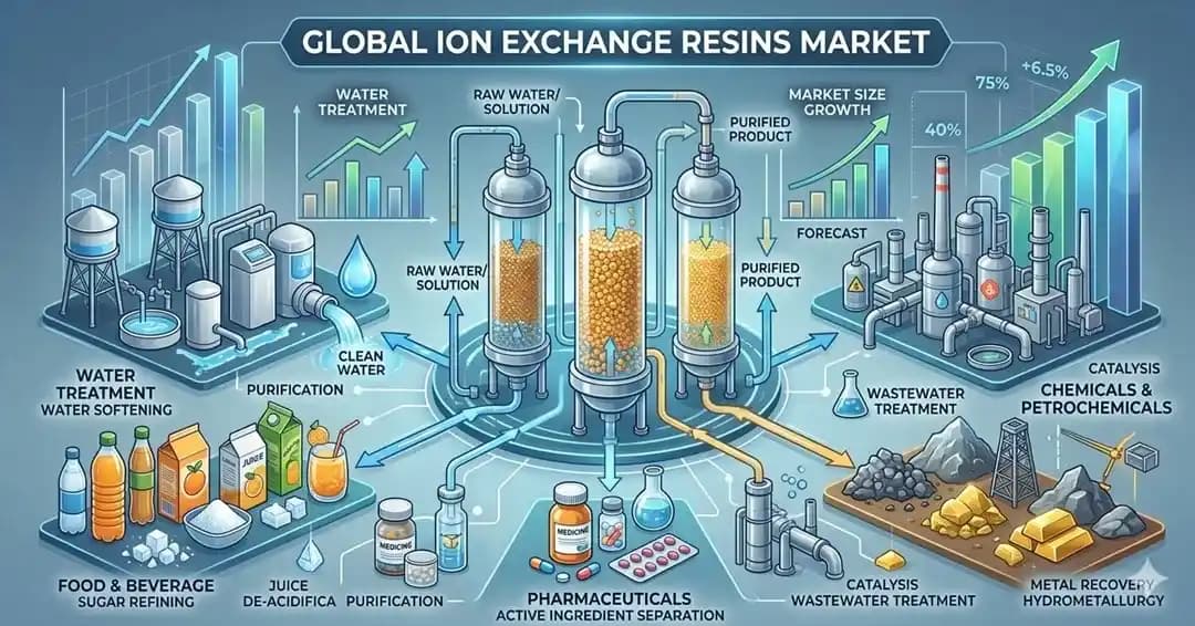 Ion Exchange Resins Market expected to reach USD 2.80 billion by 2031