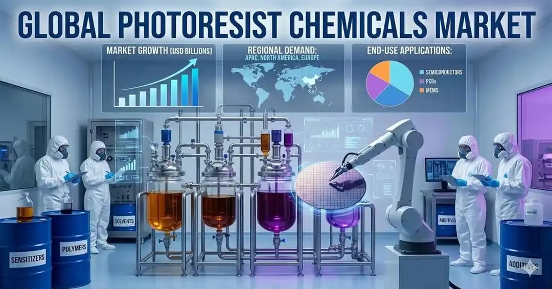 Photoresist Chemicals Market expected to reach USD 7.60 billion by 2031